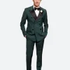 Golden Globe 2025 Adam Brody Suit Front Image
