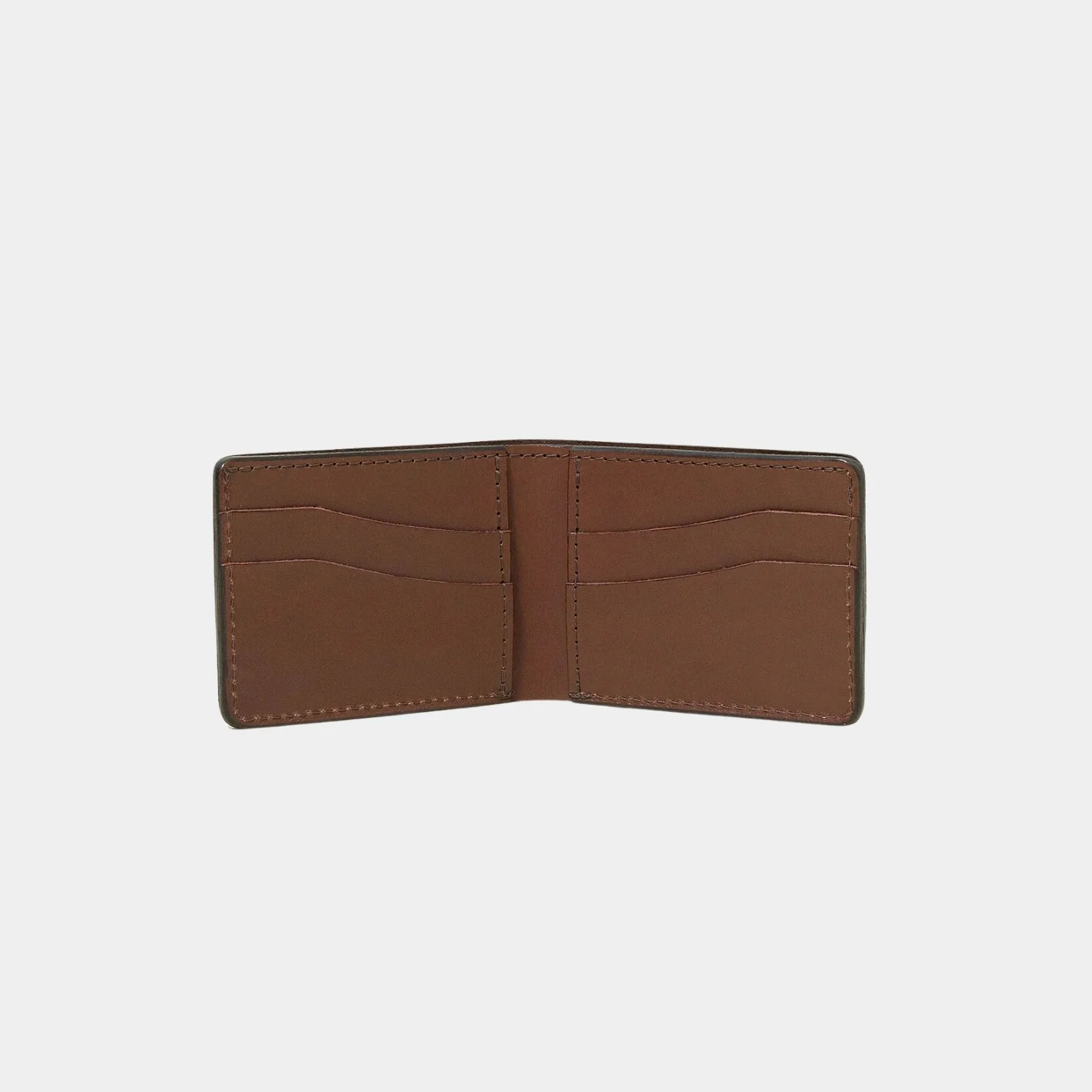 Classic Dark Brown Leather Wallet inner Detail image