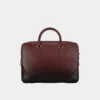 Buy Classy Maroon Leather Laptop Briefcase Bag