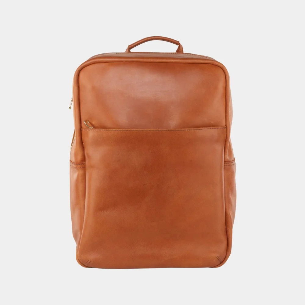 Buy Premium Brown Leather Backpack