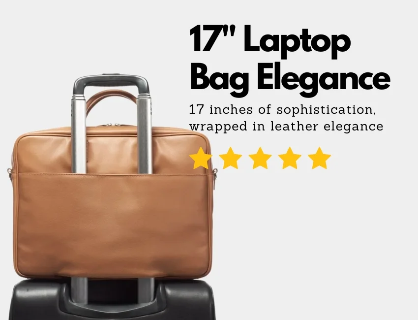 Buy Henderson Cognac Brown Leather Laptop Briefcase Bag