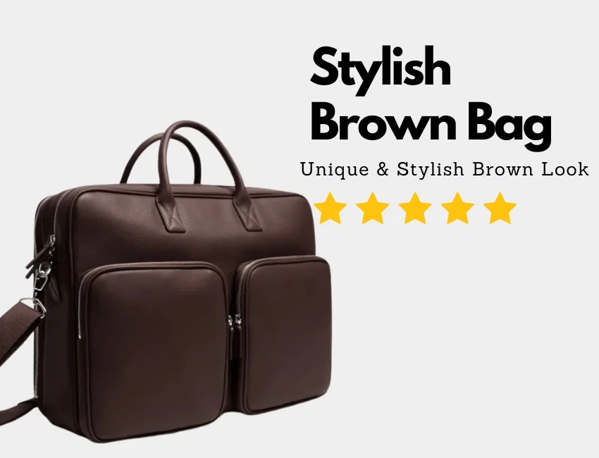 Buy Premium Dark Brown Leather Large Laptop Briefcase Bag