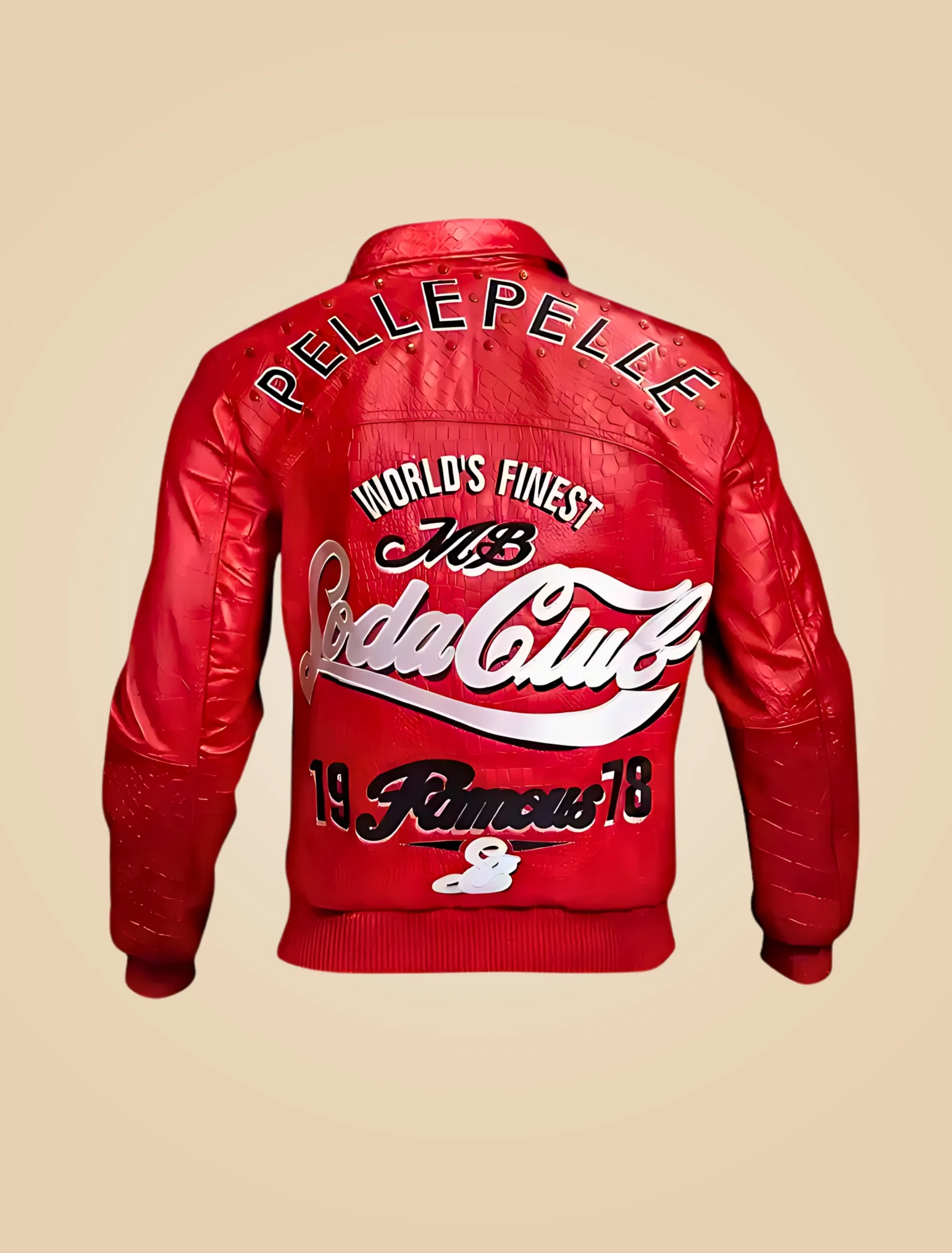 Pelle Pelle Soda Club Red Leather Jacket