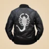 Ryan Gosling Drive Scorpion Black Bomber Jacket