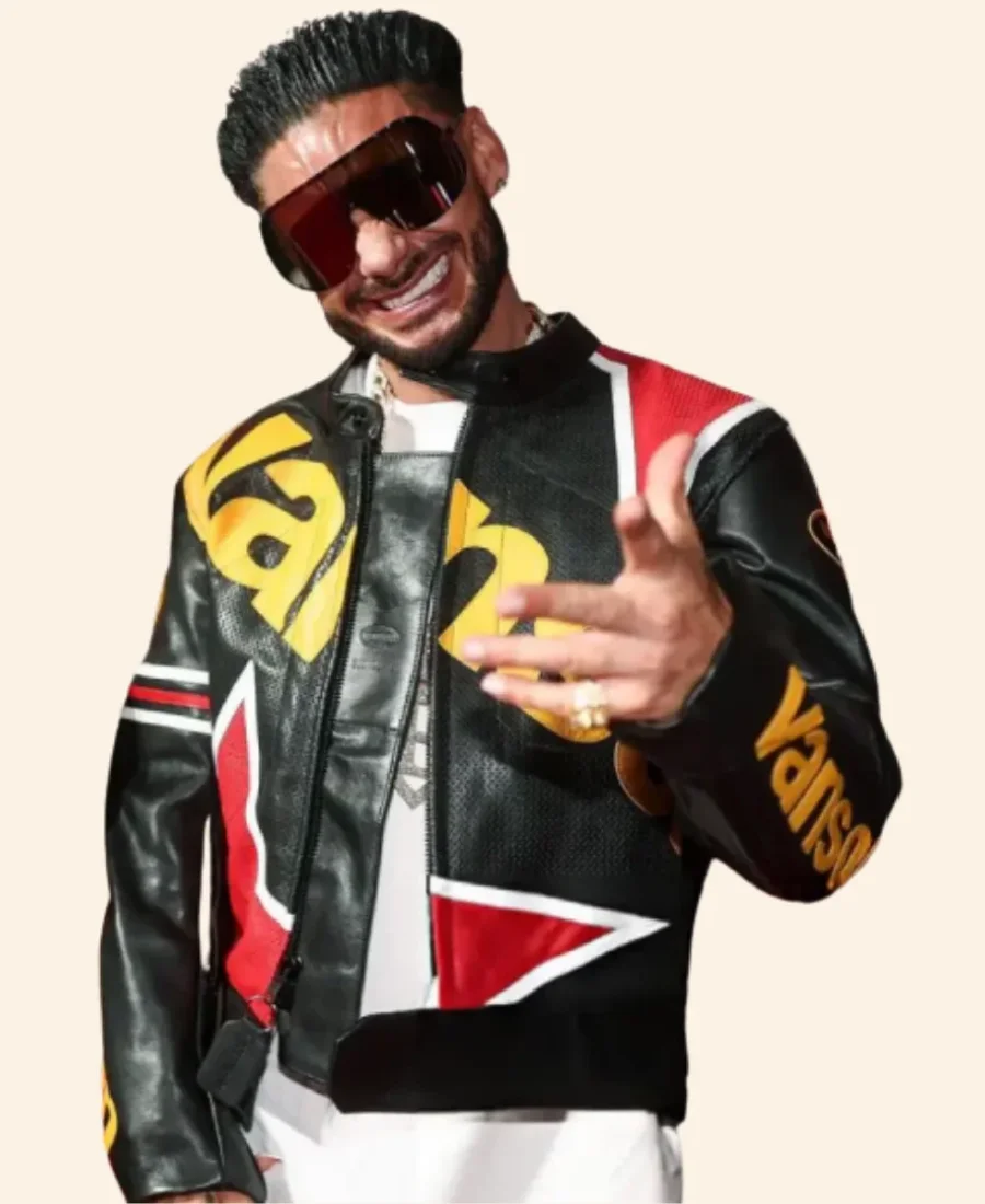 2025 MTV Video Music Awards Pauly D Vanson Leather Jacket Front Full Image