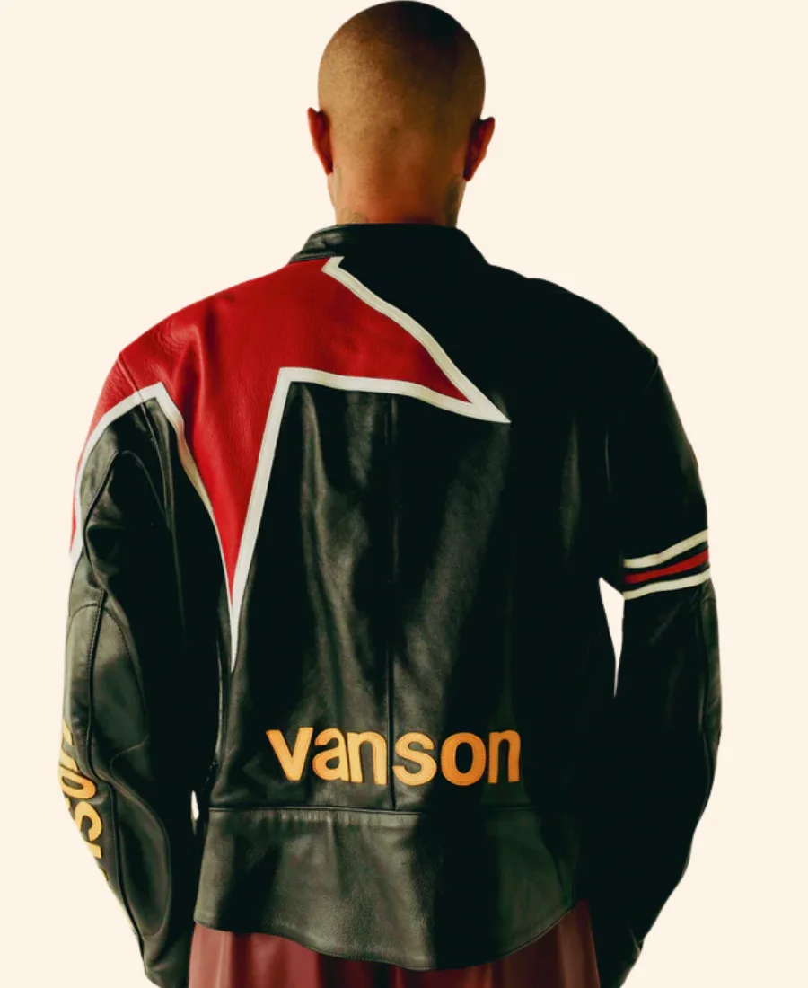 2025 MTV Video Music Awards Pauly D Vanson Leather Jacket back Image
