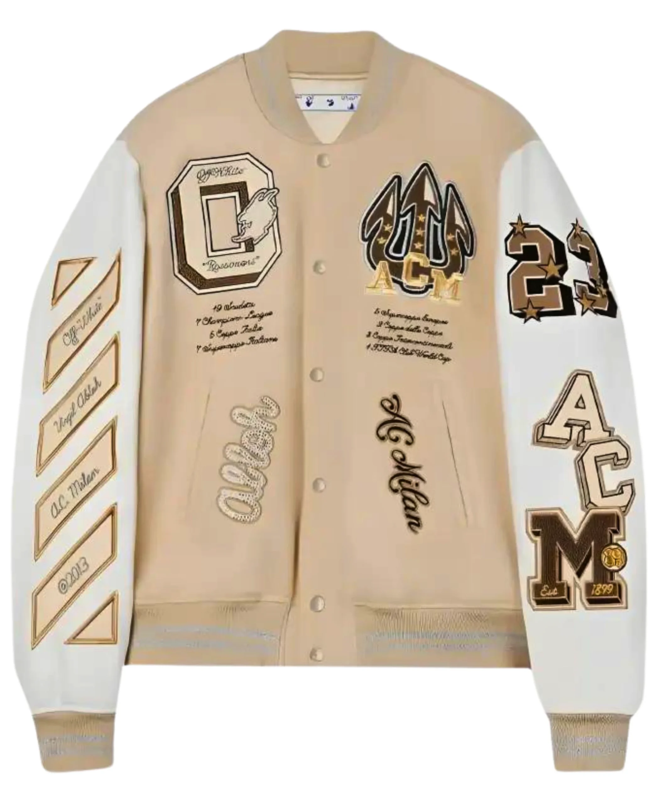 AC Milan Off White Jacket