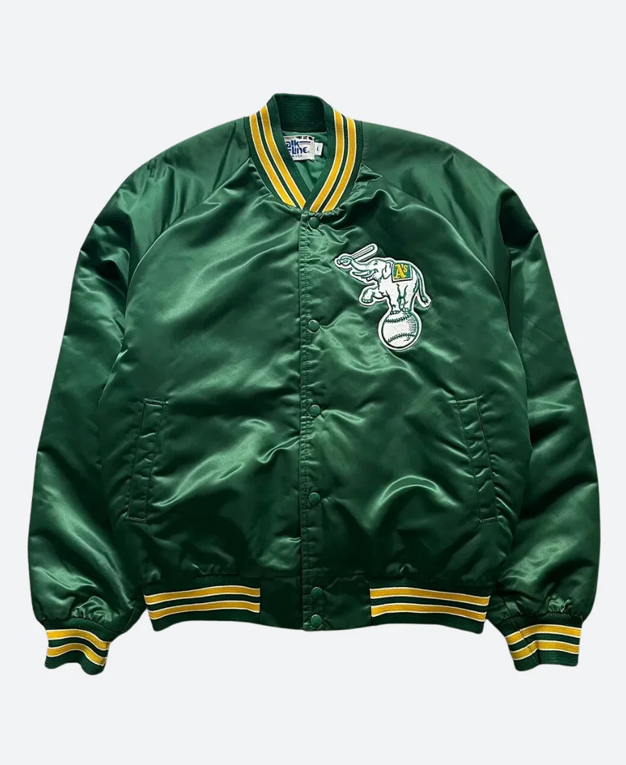90s OAKLAND Athletics Varsity Jacket