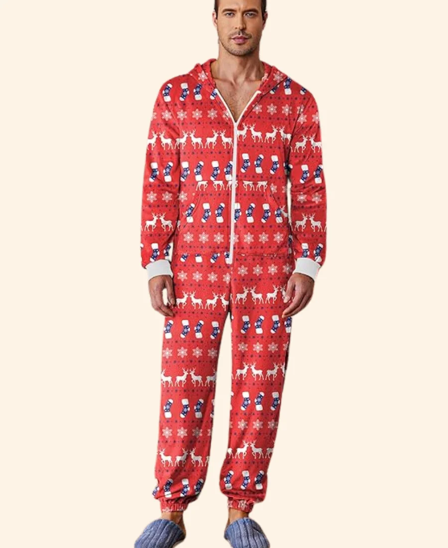 A Christmas Less Traveled Greyson Christmas Jumpsuit Full Image