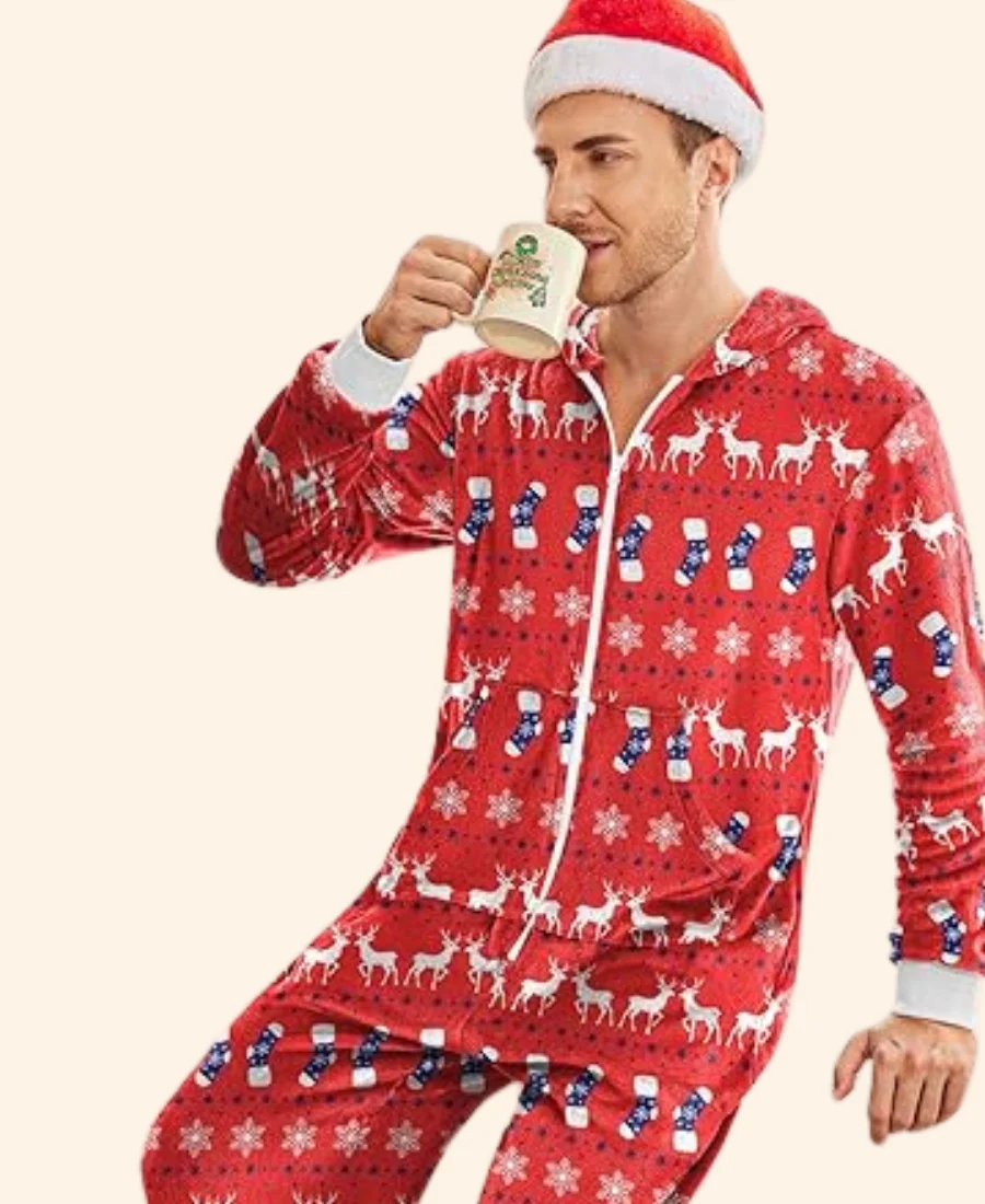 A Christmas Less Traveled Greyson Christmas Jumpsuit Zoom Image