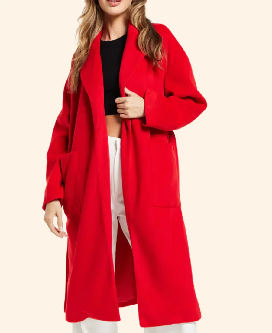 A Magical Christmas Village Summer Ashby Trench Coat Front Image