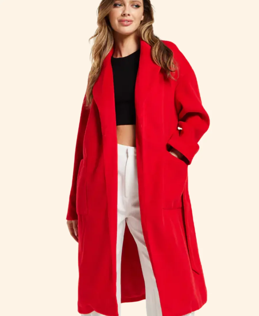 A Magical Christmas Village Summer Ashby Trench Coat Full Image