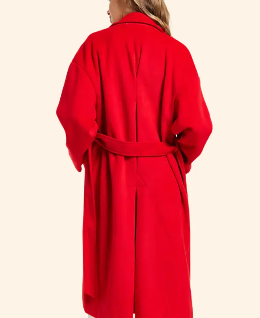 A Magical Christmas Village Summer Ashby Trench Coat back Image