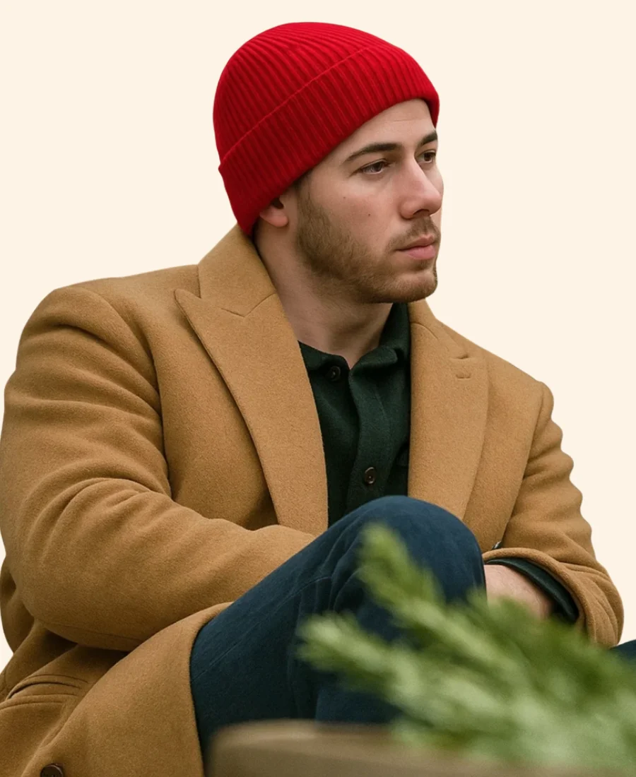 A Very Jonas Christmas Nick Jonas Trench Coat