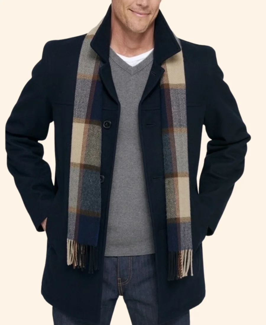 A Vintage Christmas Noah Harrington Coat Front Image