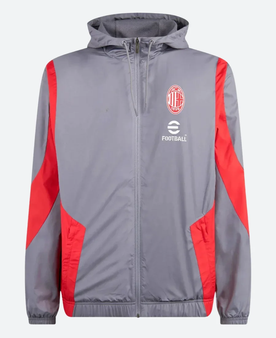 AC Milan Prematch Hooded Jacket