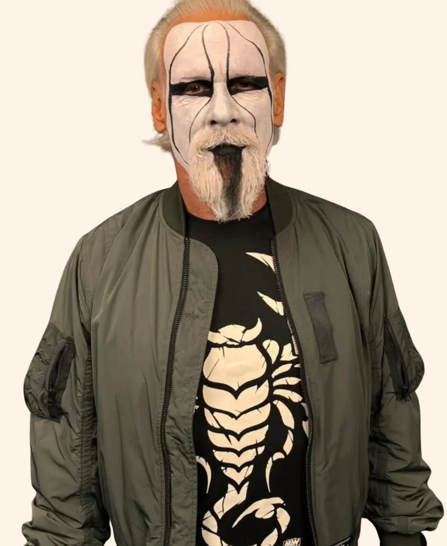 AEW WrestleDream 2025 Sting Bomber Jacket Image