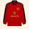 ALD x Porsche Crest Rugby Sweatshirt Red Front I Image