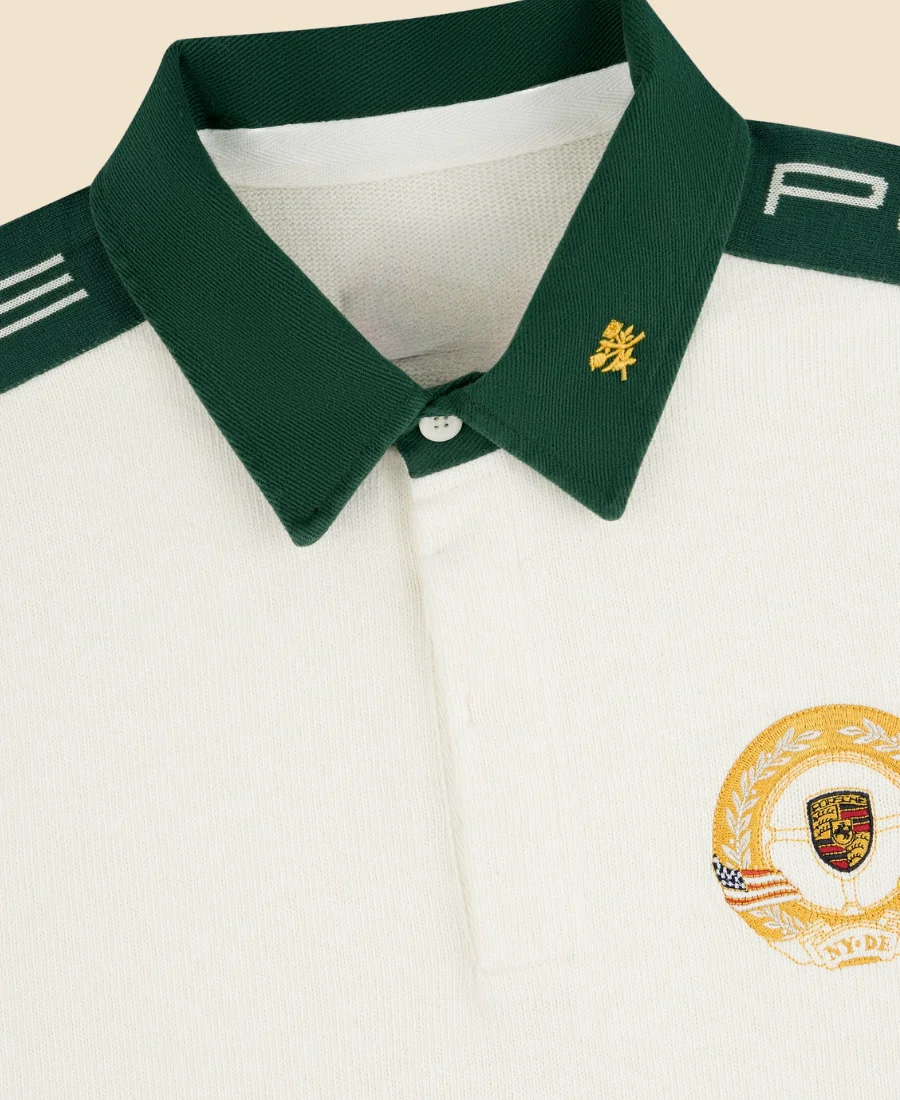 ALD x Porsche Crest Rugby Sweatshirt White Image
