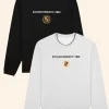 ALD x Porsche Embroidered Crewneck Sweatshirt Front And back Image