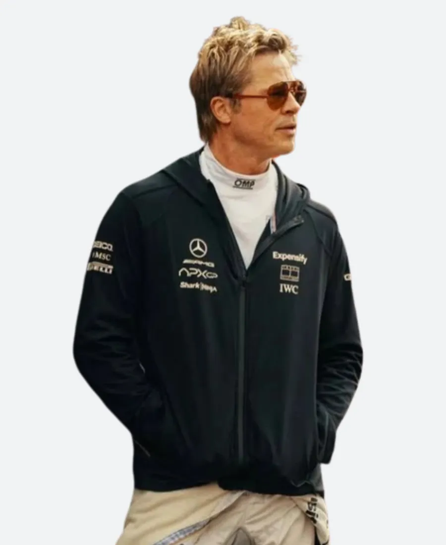 APX GP F1 Brad Pitt Black Hoodie