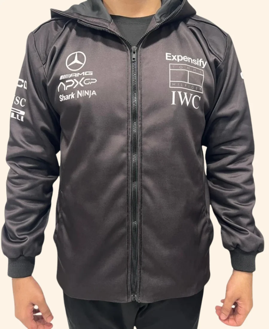 APX GP F1 Brad Pitt Hoodie Black Front