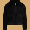 Aaron Taylor Johnson Suede Leather Jacket Front Image