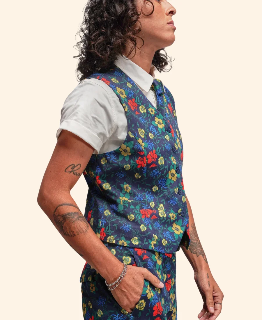 Abbott Elementary S05 Ms. Alomar Floral Vest Arms Image