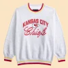 Abercrombie Kansas City Chiefs Vintage Sunday Sweatshirt Front