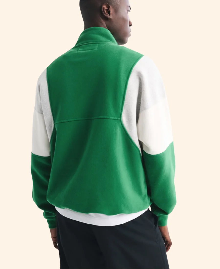 Abercrombie Philadelphia Eagles Half Zip Sweatshirt Back Image