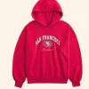 Abercrombie San Francisco 49ers Sunday Hoodie Front Image