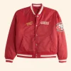 Abercrombie San Francisco 49ers Varsity Jacket Front Image