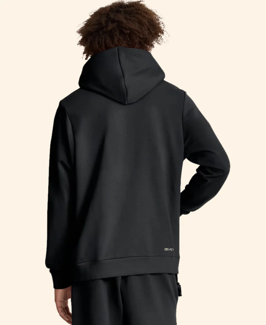 Alabama Crimson Tide 2025 Sideline Standard Hoodie Black Back