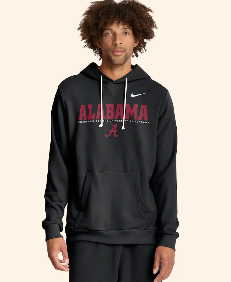 Alabama Crimson Tide 2025 Sideline Standard Hoodie Front
