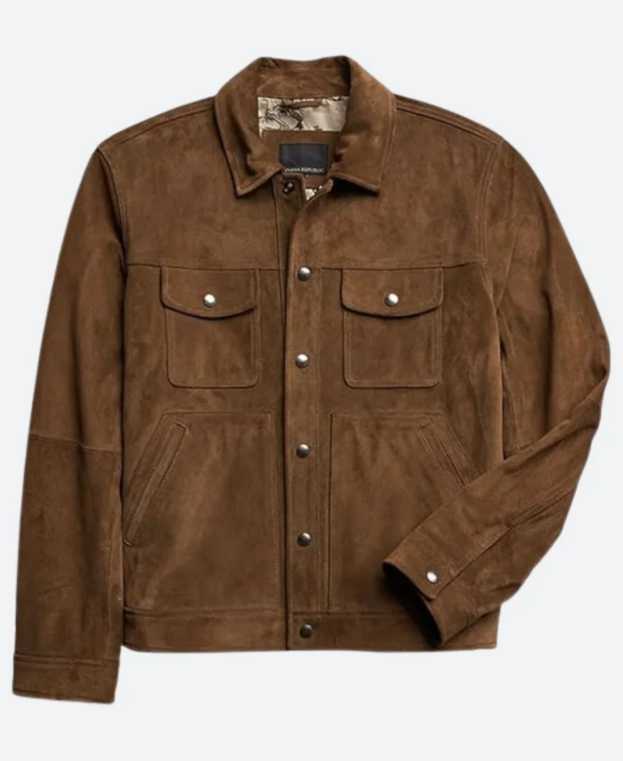 Aldis Hodge Detective Alex Cross Suede Leather Jacket
