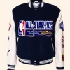 All Star 2025 GSW Wool Varsity Jacket Style 01 Front Image
