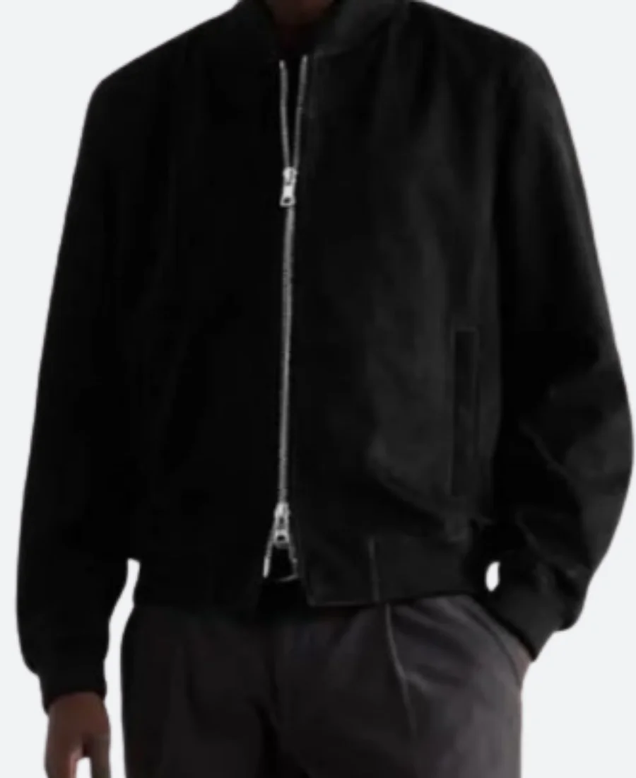 American Idol S23 Ryan Seacrest Suede Leather Jacket