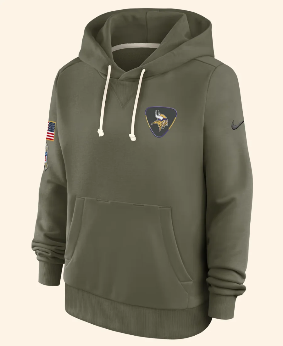 Arizona Cardinals 2025 Salute To Service Hoodie Front Image