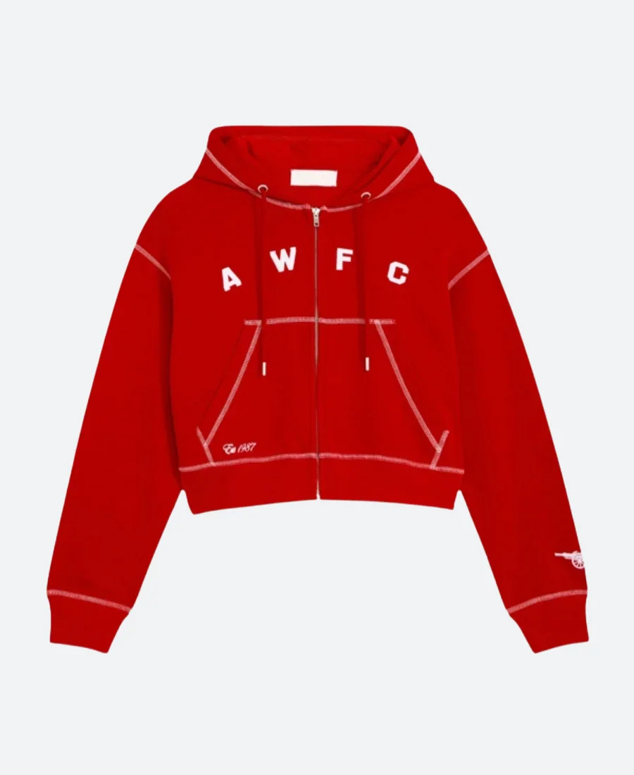 Arsenal AWFC Zipper Hoodie