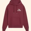 Arsenal Burgundy East Stand Hoodie Front Image