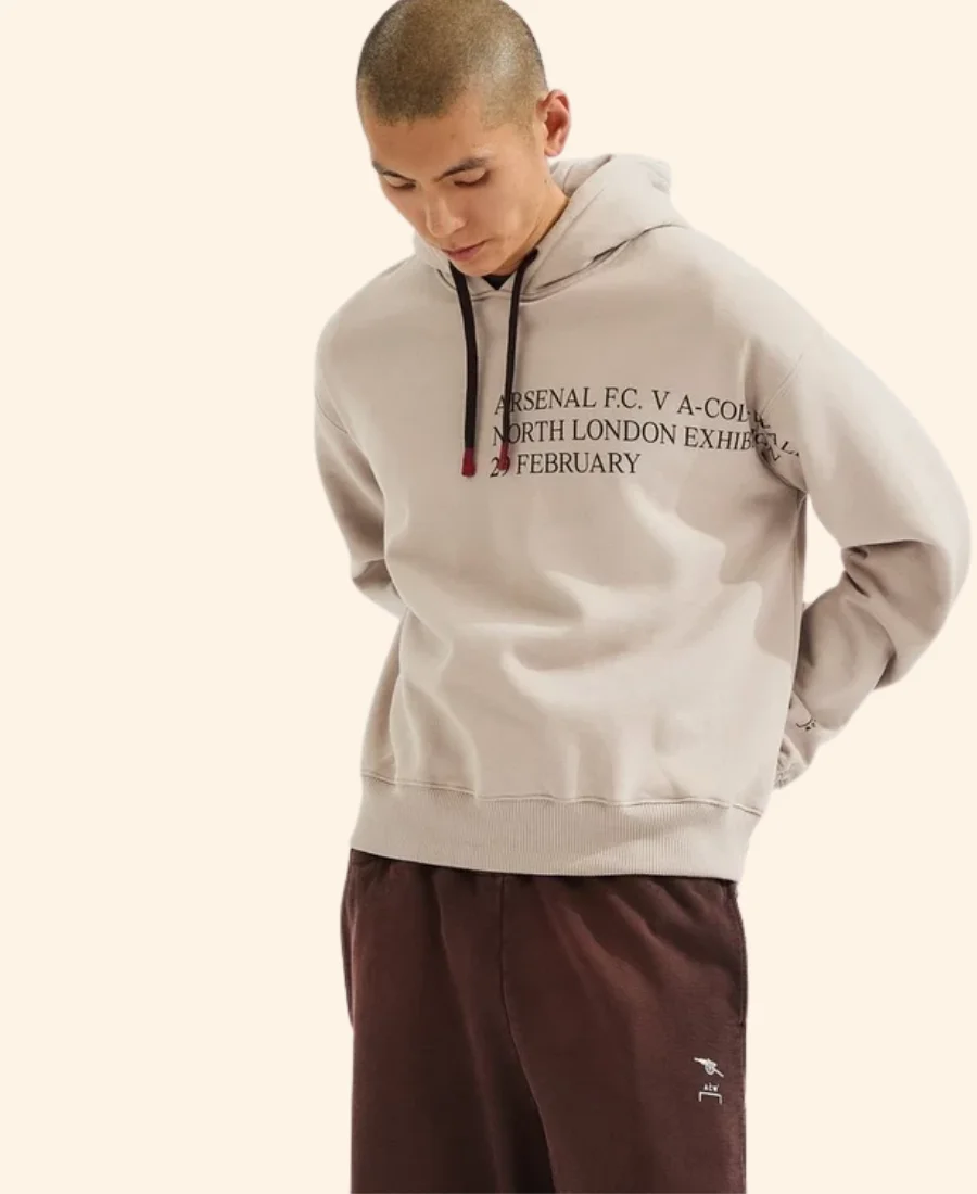 Arsenal x A-COLD-WALL Derby Hoodie Closure Image