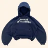 Artificial Intelligence Hoodie Blue Front Image