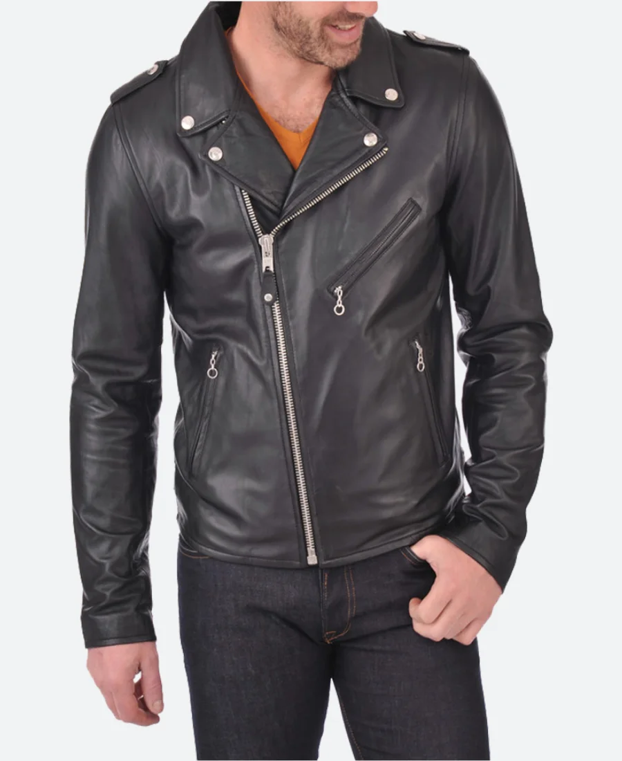Assane Lupin S03 Assane Diop Leather Jacket