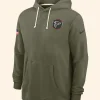 Atlanta Falcons 2025 Salute To Service Hoodie Front Image