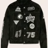 Avirex x Wrangler Suede Trucker Jacket Front Image