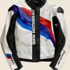 BMW Motorrad Racing Motorcycle Leather Jacket Front Image
