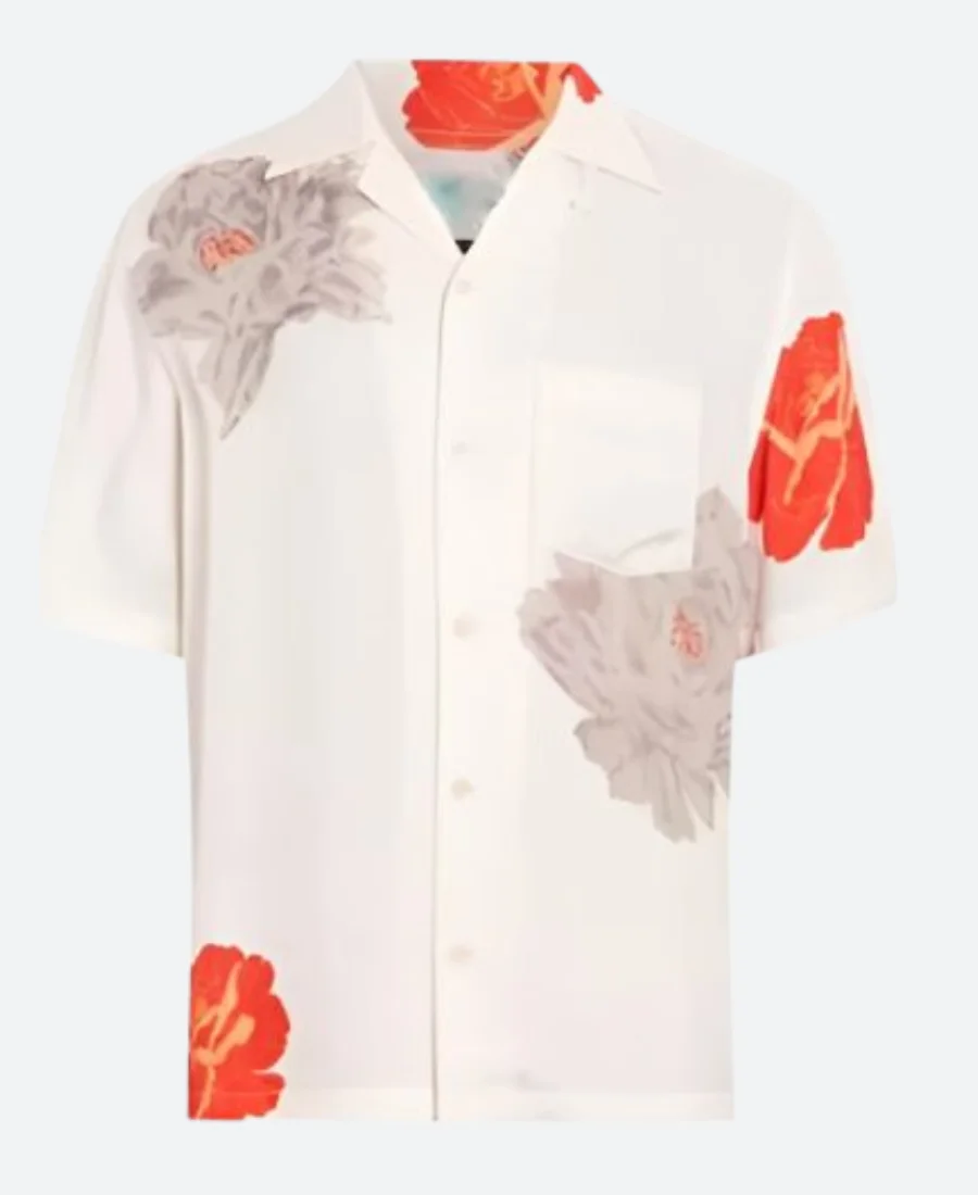 Bachelor in Paradise S10 Justin Glaze Floral Camp Shirt