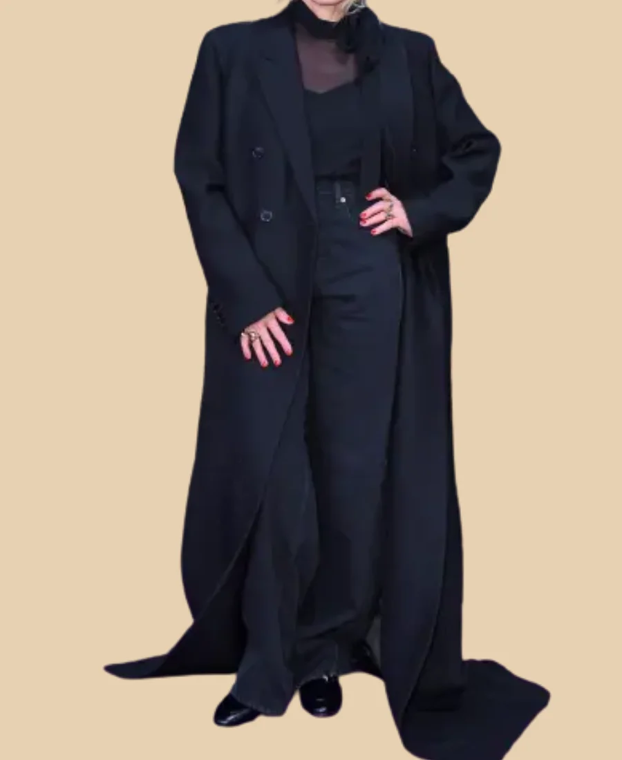 Back in Action 2025 Premiere Cameron Diaz Trench Coat Front Image