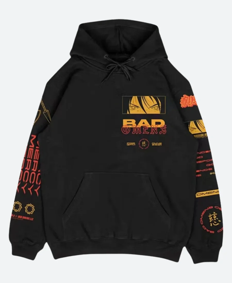 Bad Omens Sharingan Hoodie