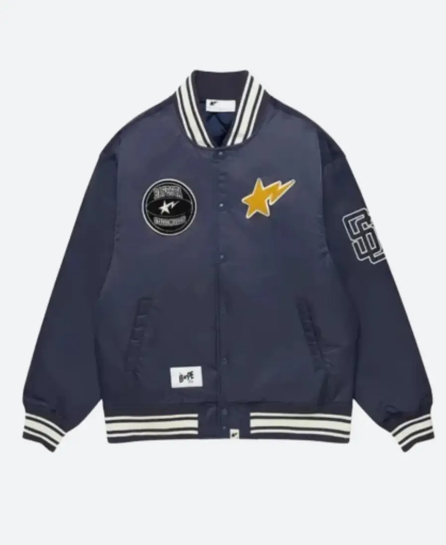 Bape X Stadium Goods Varsity Jacket